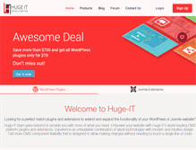 Tablet Screenshot of huge-it.com